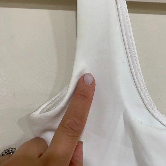 Good American Scuba Modern Tank Sculpting Bodysuit White Small NWT - Picture 8 of 10